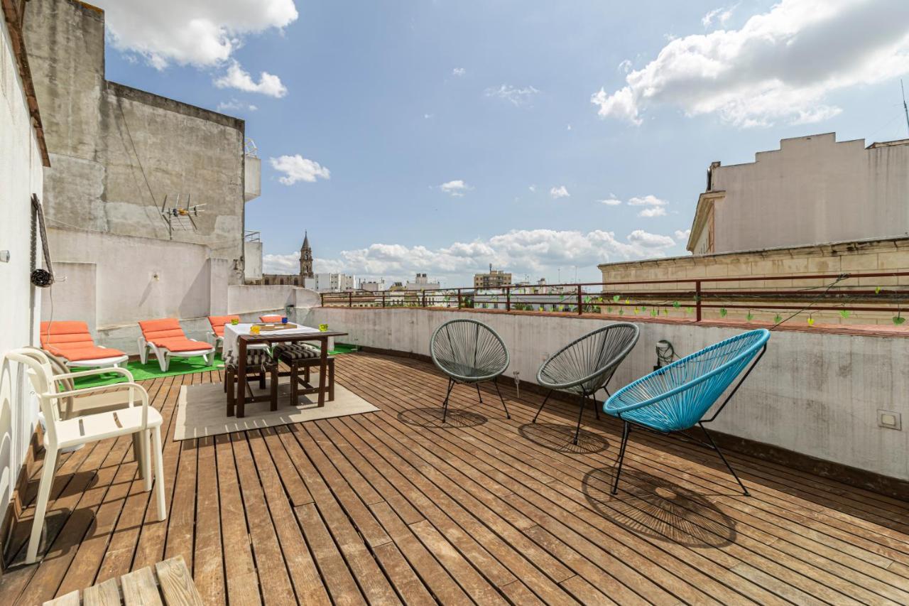 Top Atico Plaza Del Arenal - Gran Terraza - Vistas - Solarium เฮเรซ เด ลาฟรอนเตรา ภายนอก รูปภาพ